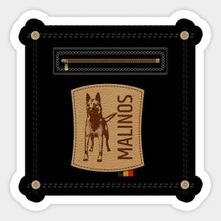 Malinois - Belgian shepherd -Mechelaar Sticker